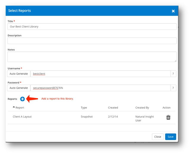 Reveal - add report to library.png